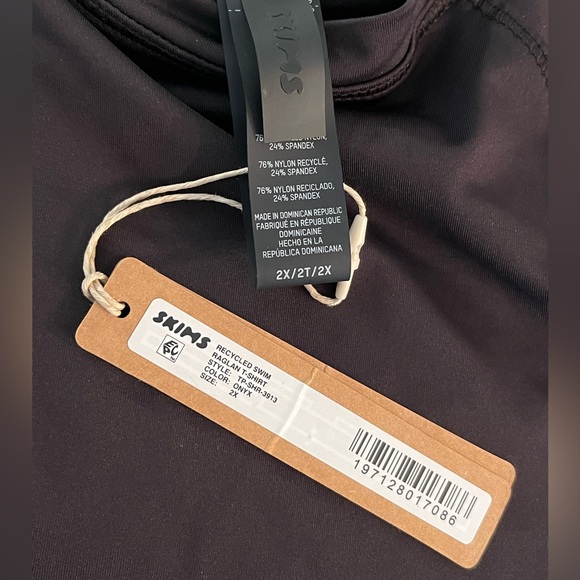 SKIMS SIGNATURE SWIM RAGLAN T-SHIRT - Picture 3 of 4